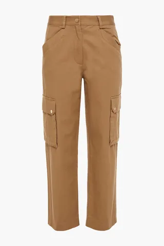 Pelpha cropped cotton-gabardine straight-leg pants