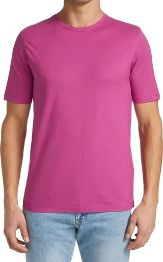 Solid Crewneck T Shirt