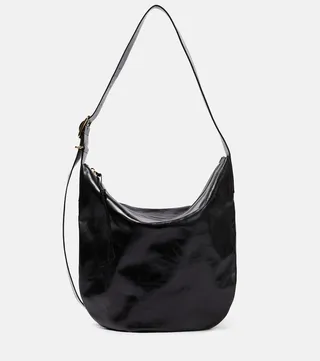Medium leather shoulder bag