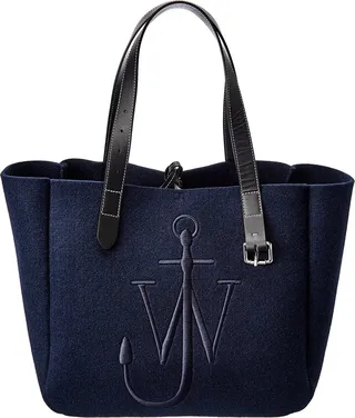 Jw Anderson Belt Felt & Leather Tote
