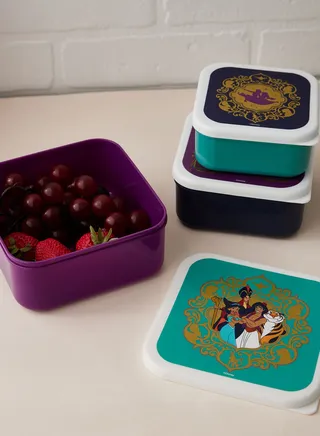 Set Of 3 Disney Aladdin Snack Boxes