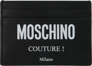 Moschino Couture Logo Print Cardholder