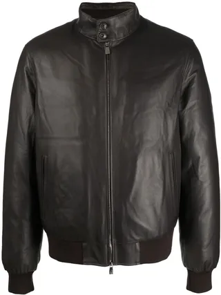 Padded Leather Jacket