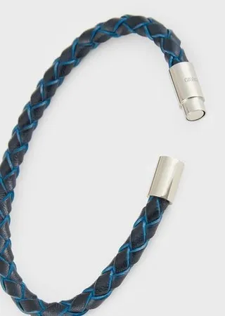 Plaited leather bracelet