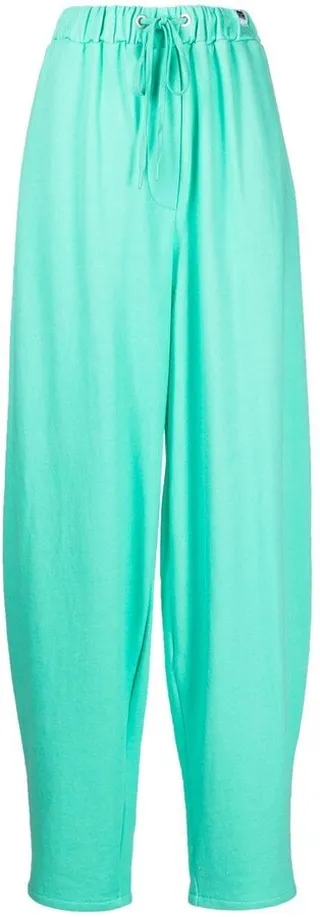 Drawstring Straight-Leg Trousers