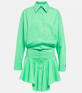 Candice cotton canvas minidress