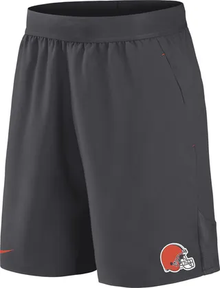 Nike Men's Dri-FIT Stretch (NFL Cleveland Browns) Shorts in Grey