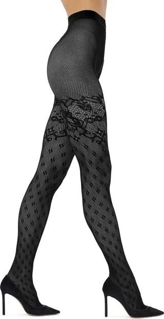 Fleur Net Tights
