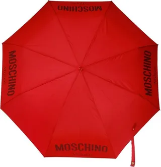 Moschino Logo-Printed Compact Umbrella