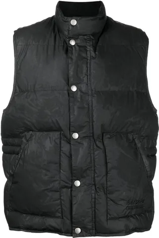Padded High Neck Gilet