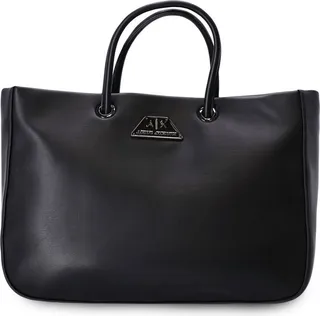 Logo-Plaque Detail Tote Bag
