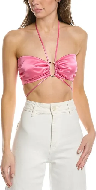 Nicholas Maura Silk Bra Top