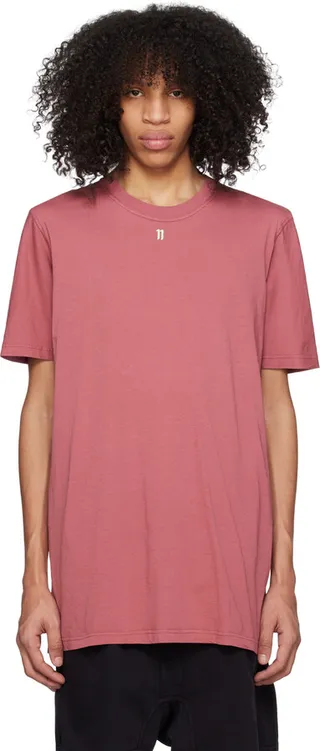 11 by Boris Bidjan Saberi Pink Garment-Dyed T-Shirt