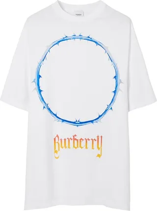 Burberry Oversized Thorn Print T-Shirt