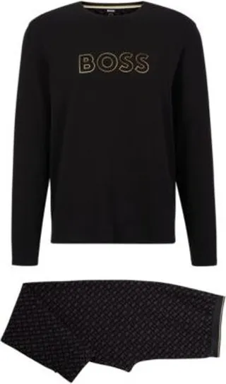Organic-cotton pajamas with metallic details