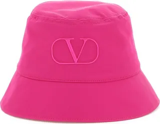 Valentino Garavani Pink Pp Vlogo Signature Bucket Hat