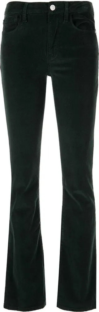 High-Waist Bootcut Jeans
