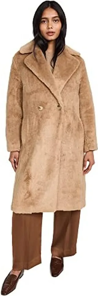 Vince Women's Faux Sherling Coat