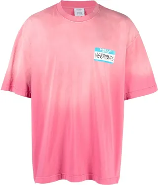 Pink My Name Is Cotton T-Shirt