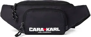 x Cara Delevingne logo-print packable belt bag