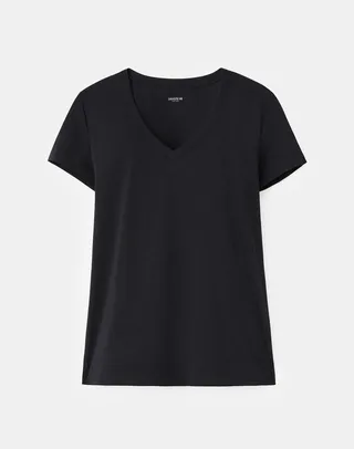 Modern Cotton Jersey Modern V Neck Tee