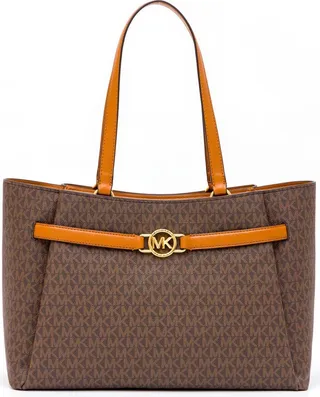 Michael Kors Angelina Monogram Printed Tote Bag