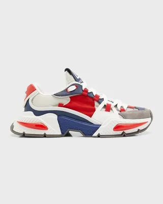 Men's Airmaster Leather Low-Top Sneakers