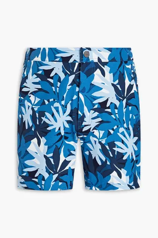 Calder short-length printed swim shorts