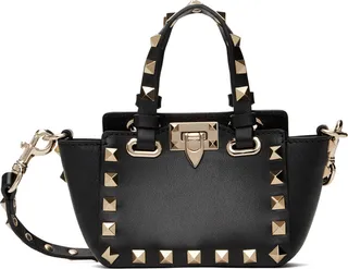Valentino Garavani Black Micro Rockstud Bag