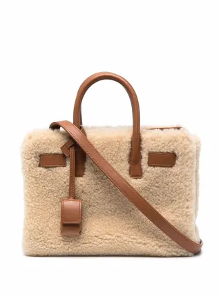 Sac Du Jour shearling tote bag