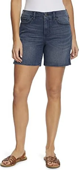 NINE WEST Women's Amalia Classic High Rise 6" Jean Short