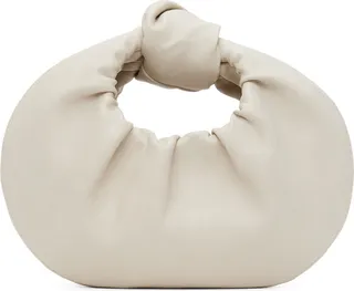 GIA STUDIOS Beige Mini Croissant Bag