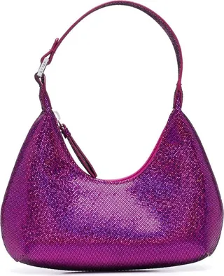 Glitter-Detail Shoulder Bag