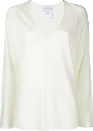 Keria V-neck long-sleeve jumper