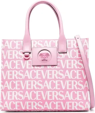 Versace Allover small tote bag