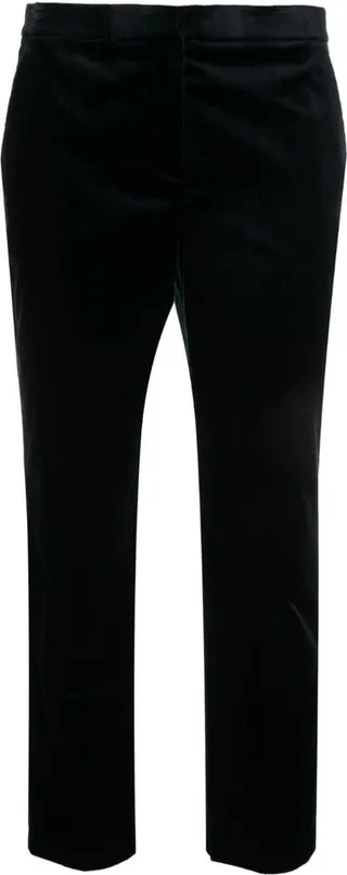 Cropped Slim-Fit Trousers
