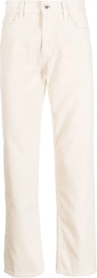 Tearaway straight-leg trousers
