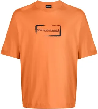 logo-print cotton T-shirt