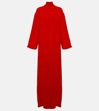 Silk gown