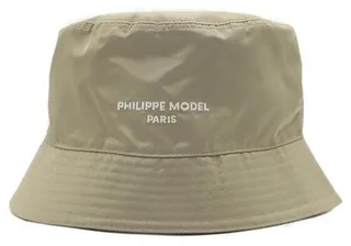 Philippe Model Paris Logo Embroidered Bucket Hat