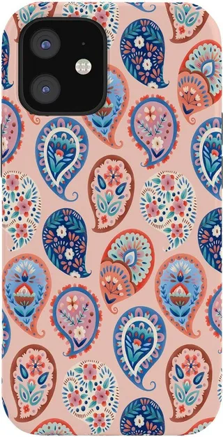 Pimlada Phuapradit Floral Paisley Half Drop Tough iPhone 12 Case - Society6