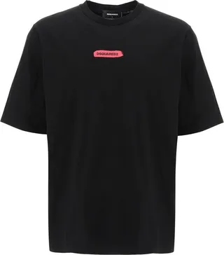 Dsquared2 Logo Printed Crewneck T-Shirt