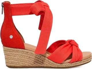 Yarrow Suede Espadrille Wedge Sandals