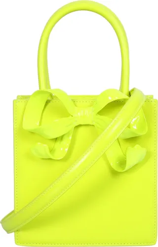 Bow Mini Tote Neon Yellow Bag