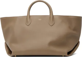 KHAITE Taupe Medium Amelia Tote