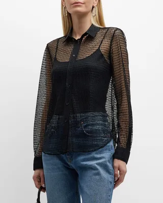 Gaia Slim Lace Shirt