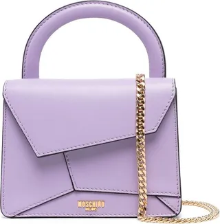 Logo-Lettering Panelled Tote Bag