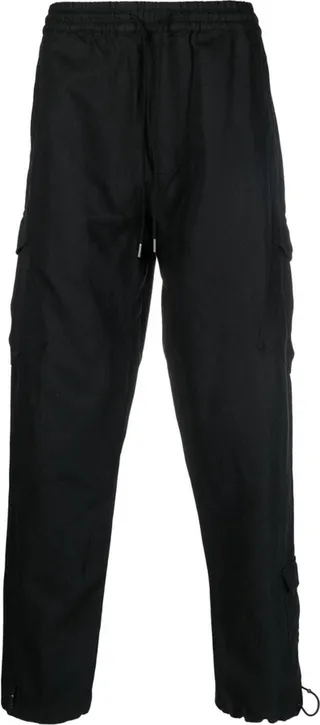 Tapered Drawstring Cargo Trousers