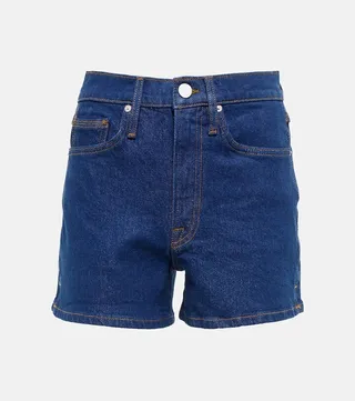 Denim shorts