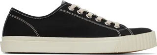 Maison Margiela Black Tabi Sneakers